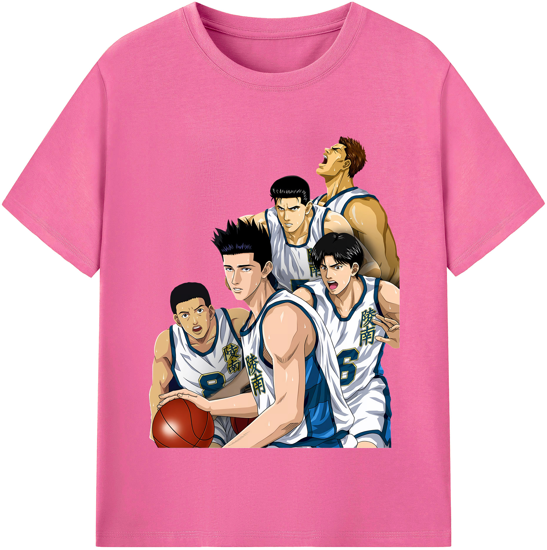 （画像用） SLAM DUNK／スラムダンク レディースカジュアルプリントTシャツ（綿100％）